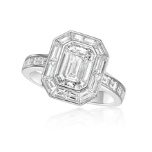 Load image into Gallery viewer, Emerald Cut Diamond Ring