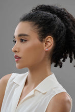 Load image into Gallery viewer, Round Brilliant Diamond Earrings With Detachable Diamond Halo Jackets (Style 2)