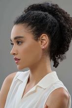 Load image into Gallery viewer, Heart Shape Diamond Studs