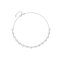 Load image into Gallery viewer, Baby's Breath Pearl Diamond Necklace