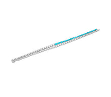 Load image into Gallery viewer, Diamond Brazilian Paraiba Tourmaline Bracelet