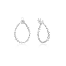 Load image into Gallery viewer, Pear Shape Diamond Earrings