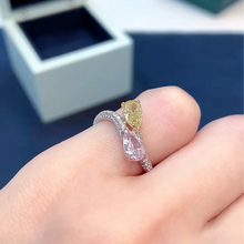 Load image into Gallery viewer, Fancy Colored Diamond Ring