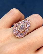 Load image into Gallery viewer, Pink Pear Diamond Ring