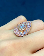Load image into Gallery viewer, Pink Pear Diamond Ring