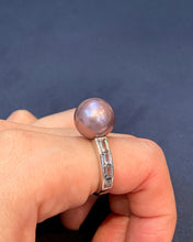 Load image into Gallery viewer, Purple Freshwater Pearl Spinel