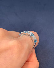 Load image into Gallery viewer, Aquamarine Diamond Ring