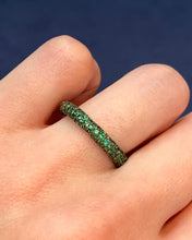 Load image into Gallery viewer, Tsavorite Eternity Ring