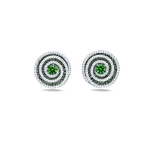 Load image into Gallery viewer, Demantoid Diamond Earrings
