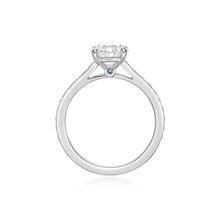将图像加载到图库查看器中,Round Diamond Tanzanite and Peridot Ring