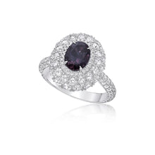 Load image into Gallery viewer, Alexandrite Diamond Ball Ring