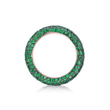 Load image into Gallery viewer, Tsavorite Eternity Ring