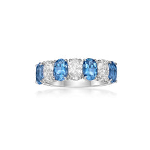Load image into Gallery viewer, Aquamarine Diamond Ring
