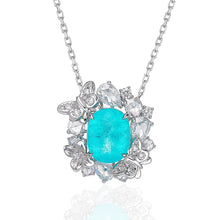 Load image into Gallery viewer, Paraiba Diamond Necklace