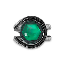 Load image into Gallery viewer, Colombian Trapiche Ceramics Diamond Ring