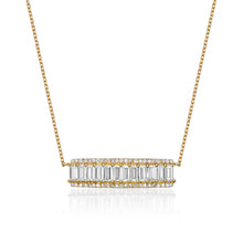 Load image into Gallery viewer, Petal Diamond Necklace Yellow Gold