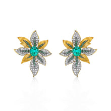 将图像加载到图库查看器中,Tourmaline Diamond Earrings