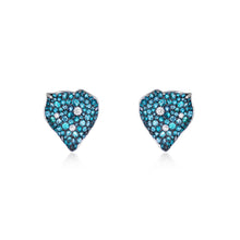 Load image into Gallery viewer, Paraiba Diamond Petal Earrings
