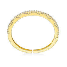 Load image into Gallery viewer, Diamond Petal Bangle