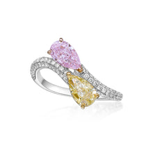 Load image into Gallery viewer, Fancy Colored Diamond Ring