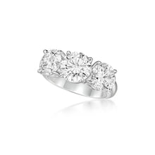 Load image into Gallery viewer, Three Stone Round Diamond Ring