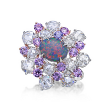 Load image into Gallery viewer, Australian Crystal Opal Sapphire Diamond