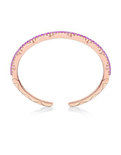 Load image into Gallery viewer, Amethyst Petal Bangle