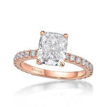 Load image into Gallery viewer, Cushion Cut Rose Ring