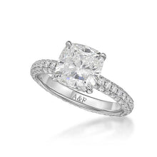 Load image into Gallery viewer, Diamond Domed Ring