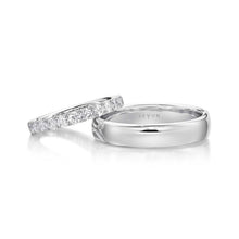 Load image into Gallery viewer, Diamond Wedding Bands Set