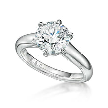 将图像加载到图库查看器中,六个矩形爪形戒指