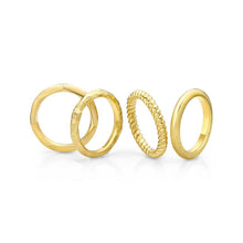 Load image into Gallery viewer, Stackable Gold Rings