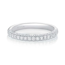 Load image into Gallery viewer, Domed Diamond Wedding Band
