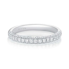 Load image into Gallery viewer, Domed Diamond Wedding Band