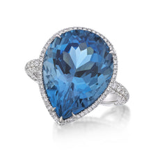 Load image into Gallery viewer, Topaz Halo Ring