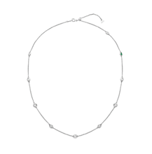 Load image into Gallery viewer, Diamond and Emerald Necklace