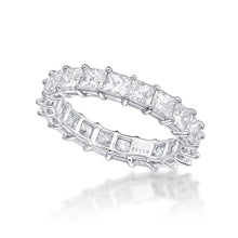 Load image into Gallery viewer, Princess cut diamond eternity