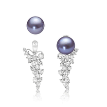 Load image into Gallery viewer, Freshwater Pearls Diamond Jacket