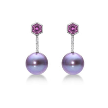 Load image into Gallery viewer, Purple Freshwater Pearl Sapphire
