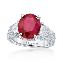 Load image into Gallery viewer, Ruby Diamond Ring