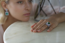 Load image into Gallery viewer, Green Tourmaline Ring