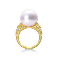 Load image into Gallery viewer, South Sea White Pearl Diamond Star