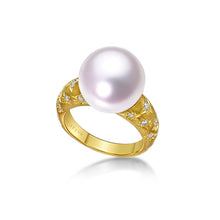 Load image into Gallery viewer, South Sea White Pearl Diamond Star