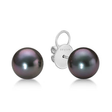 Load image into Gallery viewer, Tahitian Black Pearl Earrings
