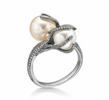 Load image into Gallery viewer, Double Pearl Ring