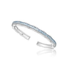 Load image into Gallery viewer, Aquamarine Petal Bangle