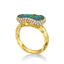 Load image into Gallery viewer, Harmony Boulder Opal Ring