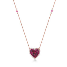 Load image into Gallery viewer, Tourmaline Heart Necklace
