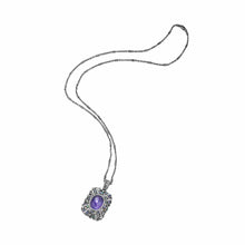 Load image into Gallery viewer, Lavender Star Sapphire Necklace