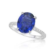 Load image into Gallery viewer, Sapphire Diamond Ring
